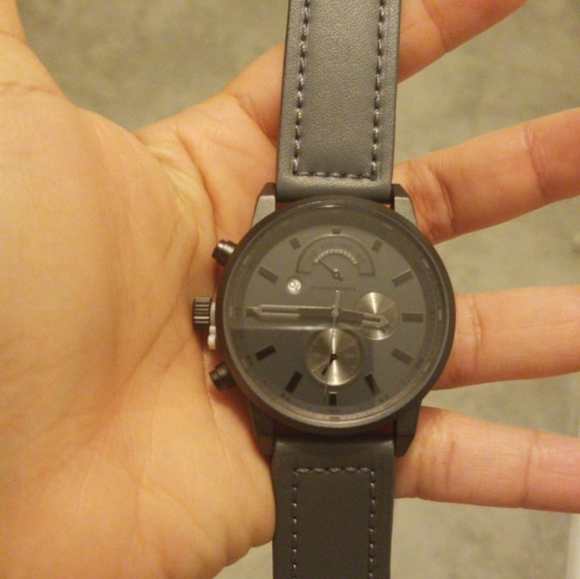 LEATHER Men quartz army Watch Top Brand Waterproof - Picture 4 of 4